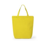 Gekleurde non woven tas met rits 90 g/m2 Zipper Colors kleur geel  negende weergave