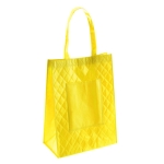 Resistente gelamineerde non woven tassen 7 kg 160 g/m2 Color Tote kleur geel