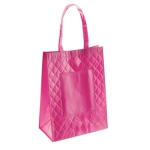 Resistente gelamineerde non woven tassen 7 kg 160 g/m2 Color Tote kleur fuchsia