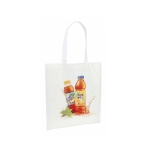 Non woven tas geschikt voor sublimatie 80 g/m2 C Blanc Sublim kleur wit vierde weergave