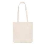 Gerecyclede tas met lange handvatten 330 g/m2 Waterless Strong kleur naturel tweede weergave