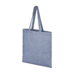 Tas van gerecycled katoen en polyester 210 g/m2 Recycle Pro Colors kleur blauw