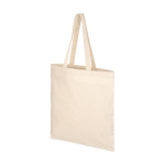 Tas van gerecycled katoen en polyester 210 g/m2 Recycle Pro Colors kleur naturel