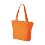 Canvas tas met compartimenten en ritssluiting Zipper Infinity kleur oranje