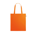 Gerecyclede RPET tote bags bedrukken Convert kleur oranje