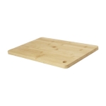 Duurzame promotionele houten snijplanken met logo Gourmet kleur licht hout tweede weergave