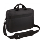 Elegante laptoptas met vakken bedrukken 15,6” Case Logic® kleur zwart tweede weergave achterkant