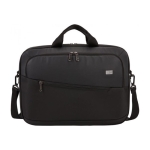 Elegante laptoptas met vakken bedrukken 15,6” Case Logic® kleur zwart tweede weergave voorkant