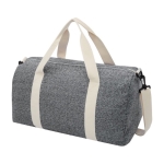 Tas van gerecycled polyester en katoen met verstelbare riem Casual kleur gemarmerd grijs