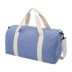 Tas van gerecycled polyester en katoen met verstelbare riem Casual kleur gemarmerd blauw