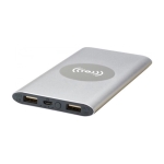 Powerbank met batterij-indicator Powercard 8.000 mAh Chargepad Pro kleur zilver tweede weergave