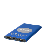 Powerbank met batterij-indicator Powercard 8.000 mAh Chargepad Pro met afdrukgebied