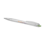 Gerecyclede eco pen met logo en blauwe inkt Marksman® Honhua