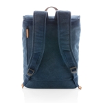 Hoge kwaliteit canvas rugzak voor 15,6'' laptop Casual kleur blauw derde weergave