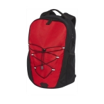 Polyester rugzak met logo en vakken 15,6'' Trail kleur rood