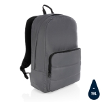 Eco-rugzak voor 15,6'' laptop AWARE™ Pocket kleur grijs