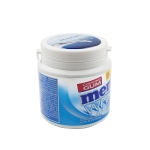 Mentos Gum met personaliseerbaar potje White Soft Mint kleur wit