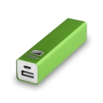 Powerbanks in opvallende kleur bedrukken 2.200 mAh Colors kleur groen  negende weergave