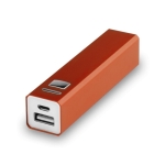 Powerbanks in opvallende kleur bedrukken 2.200 mAh Colors kleur oranje  negende weergave