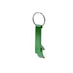 Aluminium bieropener sleutelhanger in kleur Aluhandle kleur groen  negende weergave