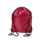 Stringrugzakken voor kinderen in origineel 210D polyester kleur rood tweede weergave