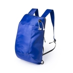 Opvouwbare rugzak bedrukken met logo van 210D polyester Light kleur blauw vierde weergave