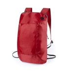 Opvouwbare rugzak bedrukken met logo van 210D polyester Light kleur rood  negende weergave