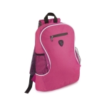 Goedkope polyester rugzak met diverse compartimenten Travel kleur fuchsia  negende weergave