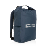 Basic Rolltop-rugzak met logo gerecycled AWARE™ Rolltop met afdrukgebied