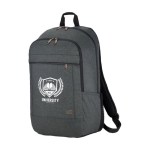 Hoge kwaliteit 15'' laptop rugzak Case Logic ''Era'' kleur donkergrijs weergave zeefdruk