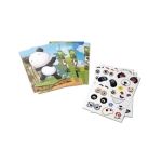 Dierenstickersset voor kinderen Game Animal Stickers kleur wit