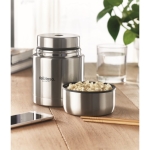 Roestvrijstalen lunchpot met schroefdeksel 800ml Inox Lunch kleur mat zilver sfeervolle hoofdweergave