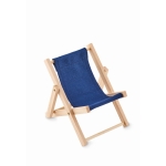 Opvouwbare telefoonhouder bedrukken DeckChair kleur blauw