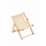 Opvouwbare telefoonhouder bedrukken DeckChair kleur beige