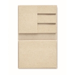 Blocknote bedrukken met logo Grass Paper kleur beige zevende weergave