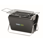 Barbecuekoffer met stalen rooster Mini BBQ To Go kleur zwart hoofdweergave