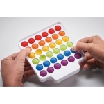 Siliconen spelletje met logo bedrukken Pop It Colors kleur wit tweede foto weergave