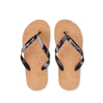 Slippers van kurk en EVA bedrukken met eigen logo maat 36-39 Phuket weergave met bedrukking