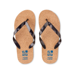 Kurken slippers bedrukken met logo maat 40-43 Phuket weergave met bedrukking