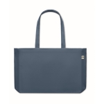 Gerecyclede canvas tas bedrukken 280 g/m2 Nature Colors kleur blauw derde weergave