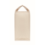 Biologische canvas tas met bamboe handvatten 360 g/m2 Organic Market kleur beige vierde weergave