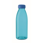 Promotionele BPA-vrije anti-lek RPET-fles 550 ml RPET Spring kleur doorzichtig blauw