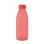 Promotionele BPA-vrije anti-lek RPET-fles 550 ml RPET Spring kleur doorzichtig rood