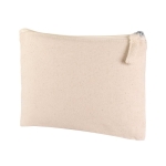 Biologisch katoenen toilettas in natuurlijke kleur 280 g/m2 Eco Cotton kleur beige