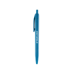 Goedkope eco pen met drukknop en blauwe inkt Fiber met afdrukgebied