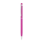 Aluminium Balpen bedrukken blauwe inkt Thin Total kleur fuchsia