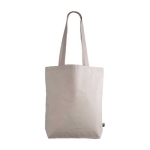 Fairtrade katoenen tas met lange handvatten 280 g/m2 Cliff FairTrade kleur beige