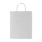 Kleine witte tas gemaakt van ecologisch papier Eco Mall Mini kleur wit