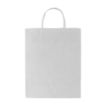 Grote witte promotietas van ecologisch papier Eco Mall Large kleur wit