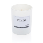 Geurkaars in elegant promotieglas Jasmine Ukiyo kleur wit